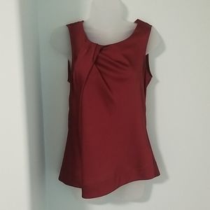 MEXX satin wine sleeveless blouse